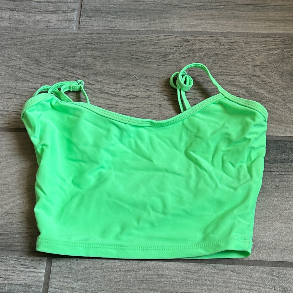 Neon Green Bikini Top
